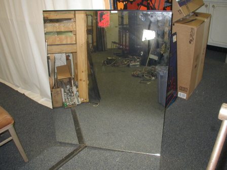 Smart Industries Bear Claw (Panda) 33 inch Crane Machine Cabinet Mirror (31 1/4 X 38 1/2) (Item #104) $51.99